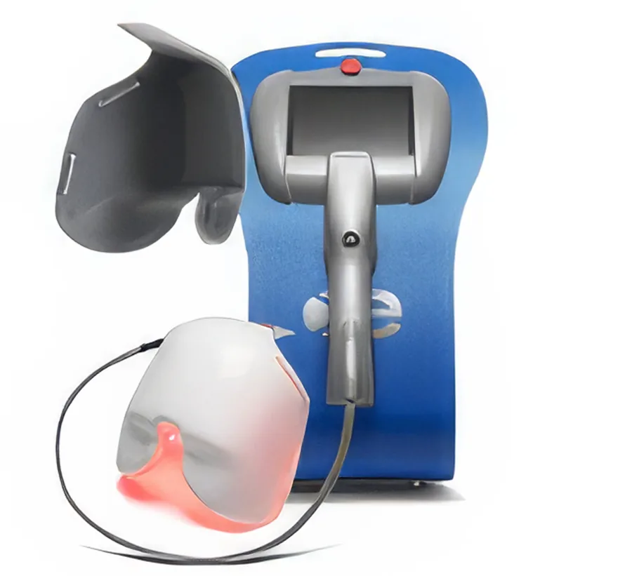 Eye-Light photobiomodulation system with mask and console